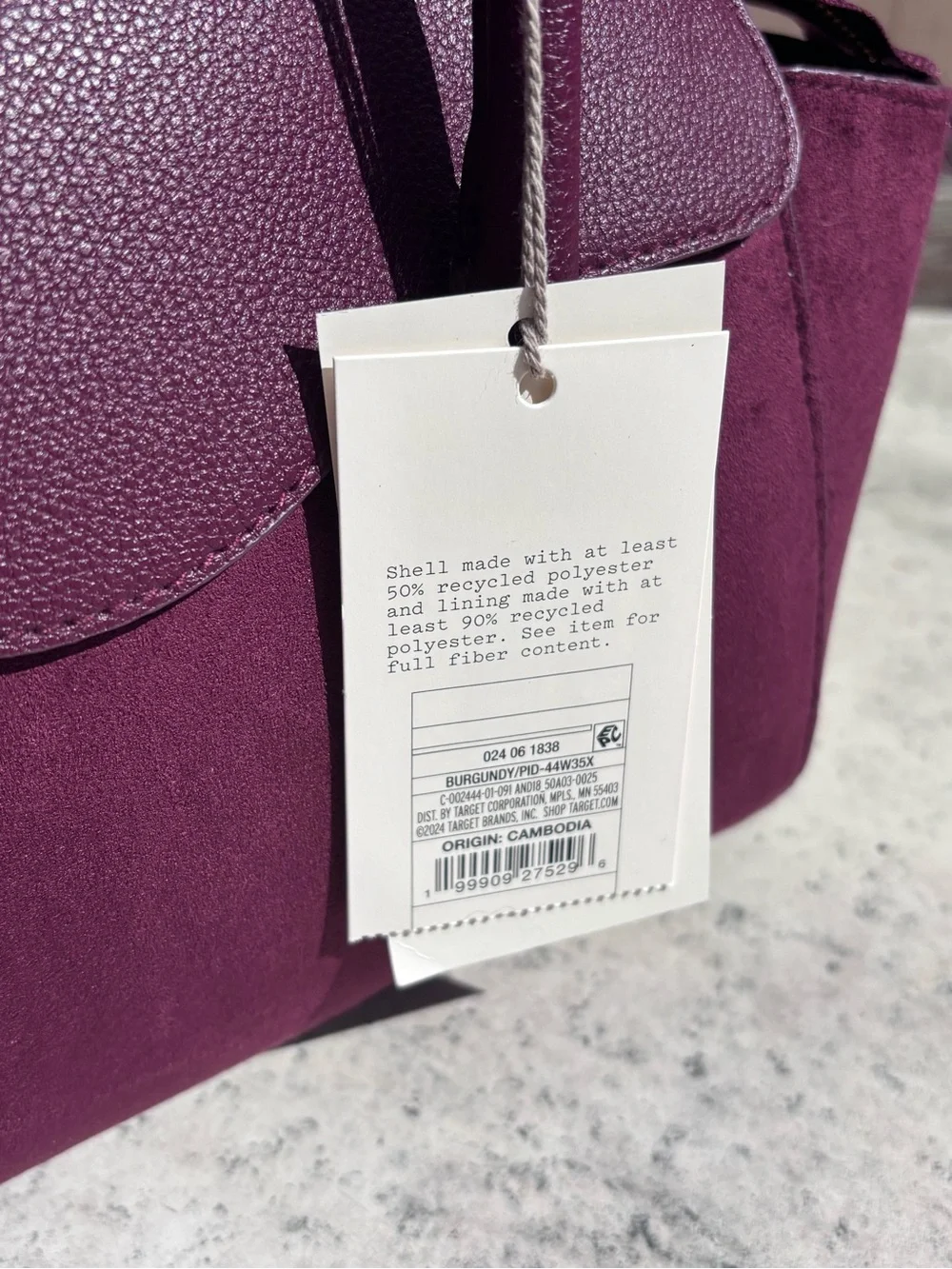 🎉NWT🎉 Elegant Burgundy Winged Satchel Handbag with Top Handles